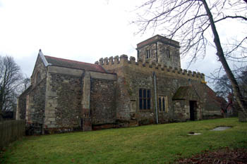 church from the north east January 2008